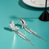 Aurora Butterfly Pearl Drop Earring