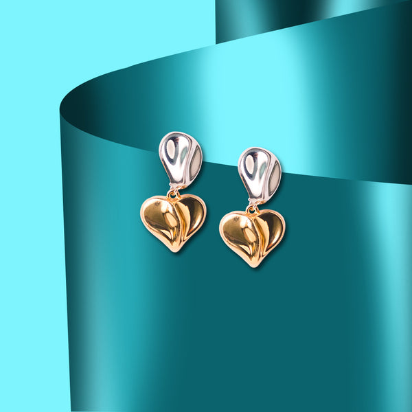 Heart Drop Earrings