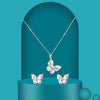 Diamond Butterfly Necklace