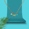 Mint Butterfly Charm Necklace
