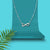 Infinity Love Necklace for Women – Silver Crystal Infinity Pendant Necklace