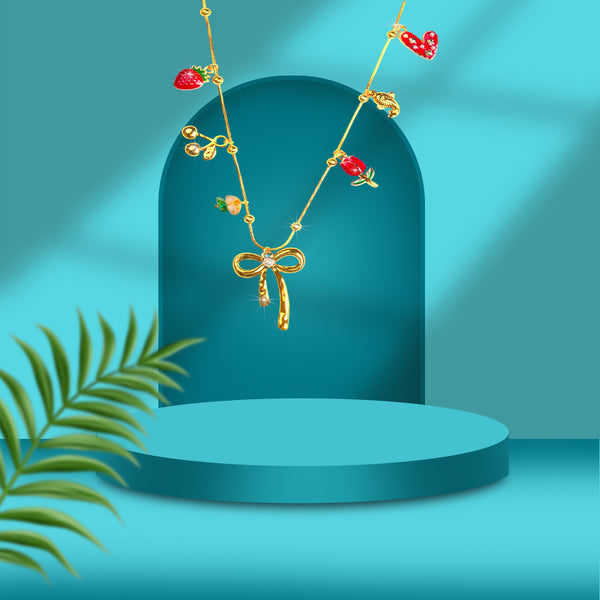 The Strawberry Fields Charm Necklace