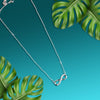 Infinity Love Necklace for Women – Silver Crystal Infinity Pendant Necklace