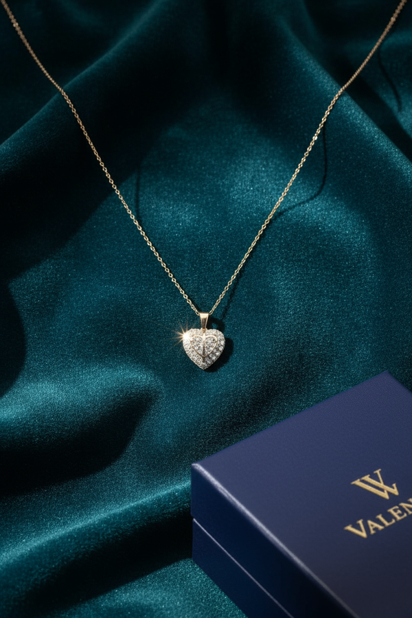 Angel Wings Heart Locket