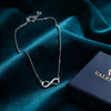 Infinity Love Necklace for Women – Silver Crystal Infinity Pendant Necklace