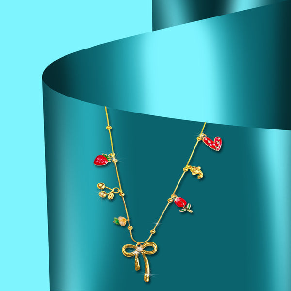 The Strawberry Fields Charm Necklace